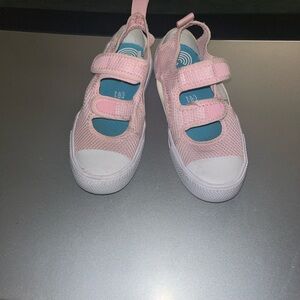 Converse Pink Kids Sneakers with Velcro